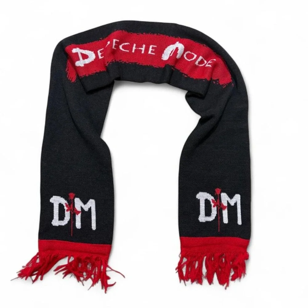 Depeche Mode Scarf DoubleSide Knit Band Y2K Style Soccer Violator/SOFOD Inspire